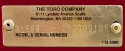 Picture of TORO WHERE TO FIND YOUR MODEL NUMBER
