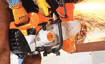 stihl, saw, cutting wheel grind iron, steel, concrete