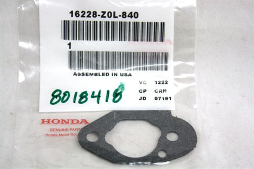 Picture of 16228-Z0L-840 Honda® GASKET, CARBURETOR