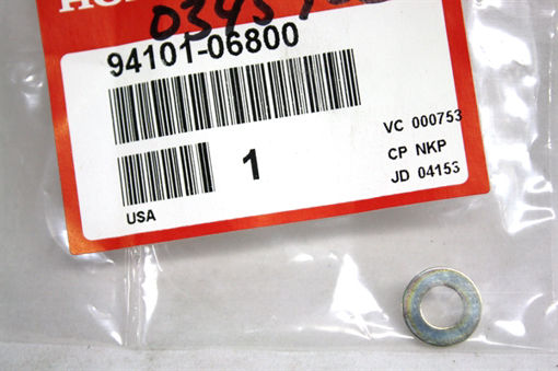 Picture of 94101-06800 Honda® WASHER, PLAIN (6MM)