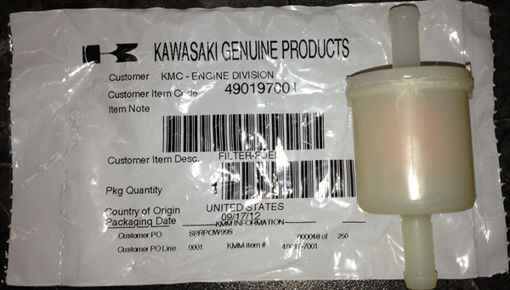 Picture of 49019-0027 Kawasaki Parts FILTER-FUEL