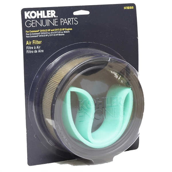 KOHLER 47 883 03S1KIT, AIR FILTER/PRECLEANER. Power Equipment Warehouse