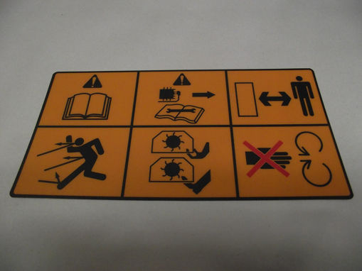 Picture of 539107359 Husqvarna DECAL, SAFETY GRAPHICS