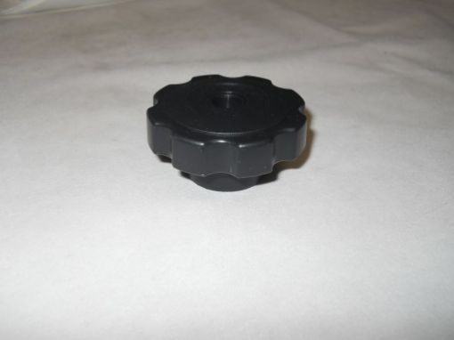 Picture of 154*LIT Little Wonder KNOB BLK W/STEEL ZINC PLTD INS