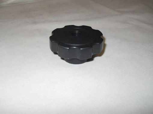 Picture of 154*LIT Little Wonder KNOB BLK W/STEEL ZINC PLTD INS