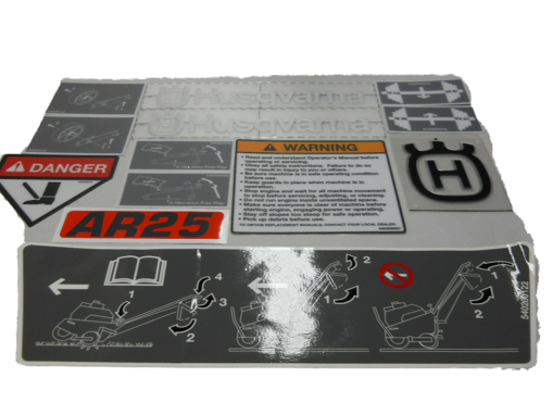 Picture of 540007404 Husqvarna DECAL KIT