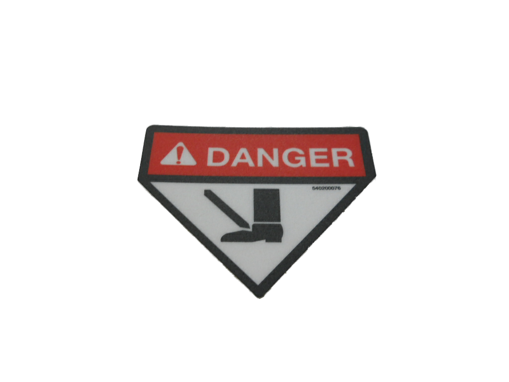 Picture of 540200076 Husqvarna DECAL, FOOT DANGER