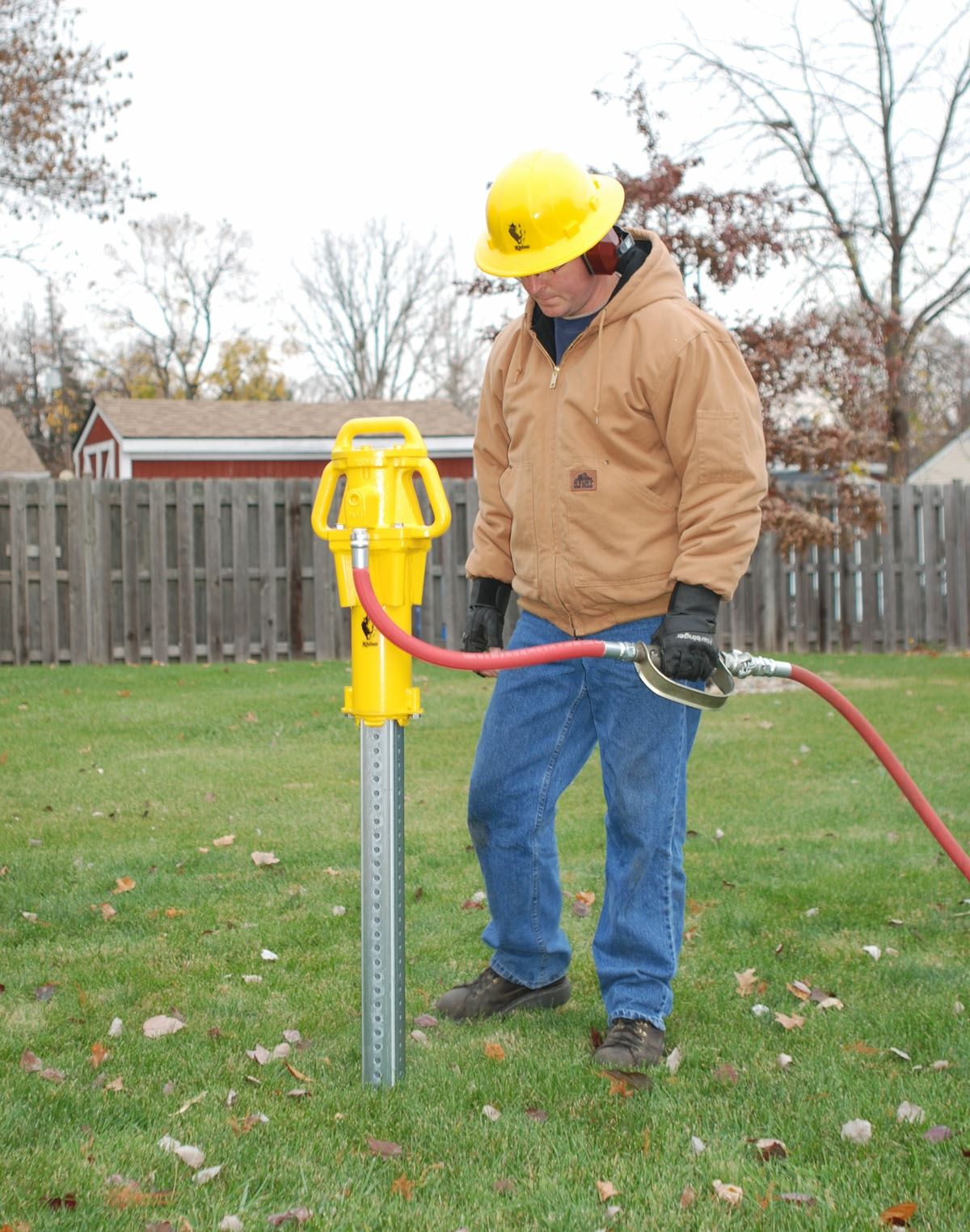 PD55 Rhino Pneumatic Post Driver w/Master Chuck Large Selection at