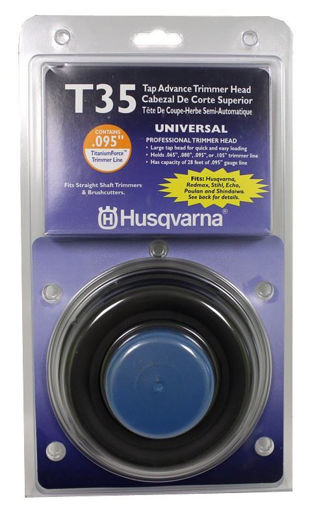 Picture of 537388101 Husqvarna T35 UNIV HEAD W/LINE (IN CLAM)