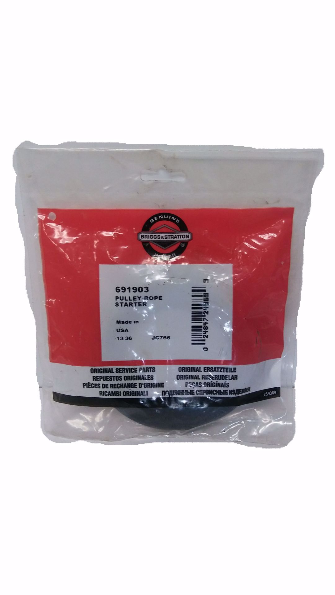 B&S 691903 PULLEYROPE STARTER. Power Equipment Warehouse