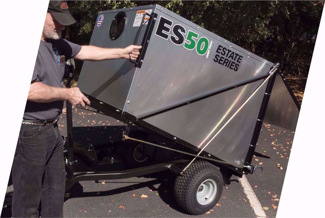 795001 Peco 50 CU. FT. Trailer Vac With 10hp Vanguard Electric Start