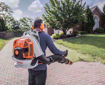 blowers, stihl, back pack, leaves, grass,