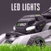 lawn, mowers, battery powered mowers, EGO, battery power, lawncare, grass cutting