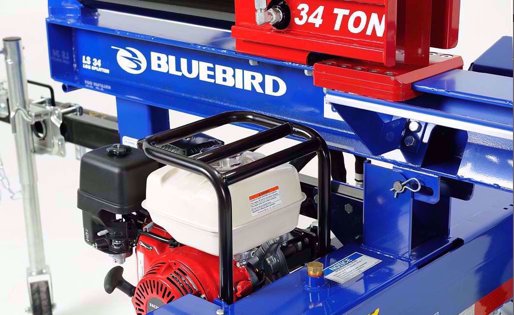 LS34H Bluebird Log Splitter Large Selection at Power Equipment