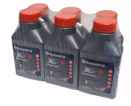 Picture of 593152301P Husqvarna XP PRO PERFORMANCE 2 Cycle 2.6oz. OIL 6 Pack