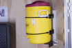 Gridiron cooler holder, trailer cooler holder, trailer storage