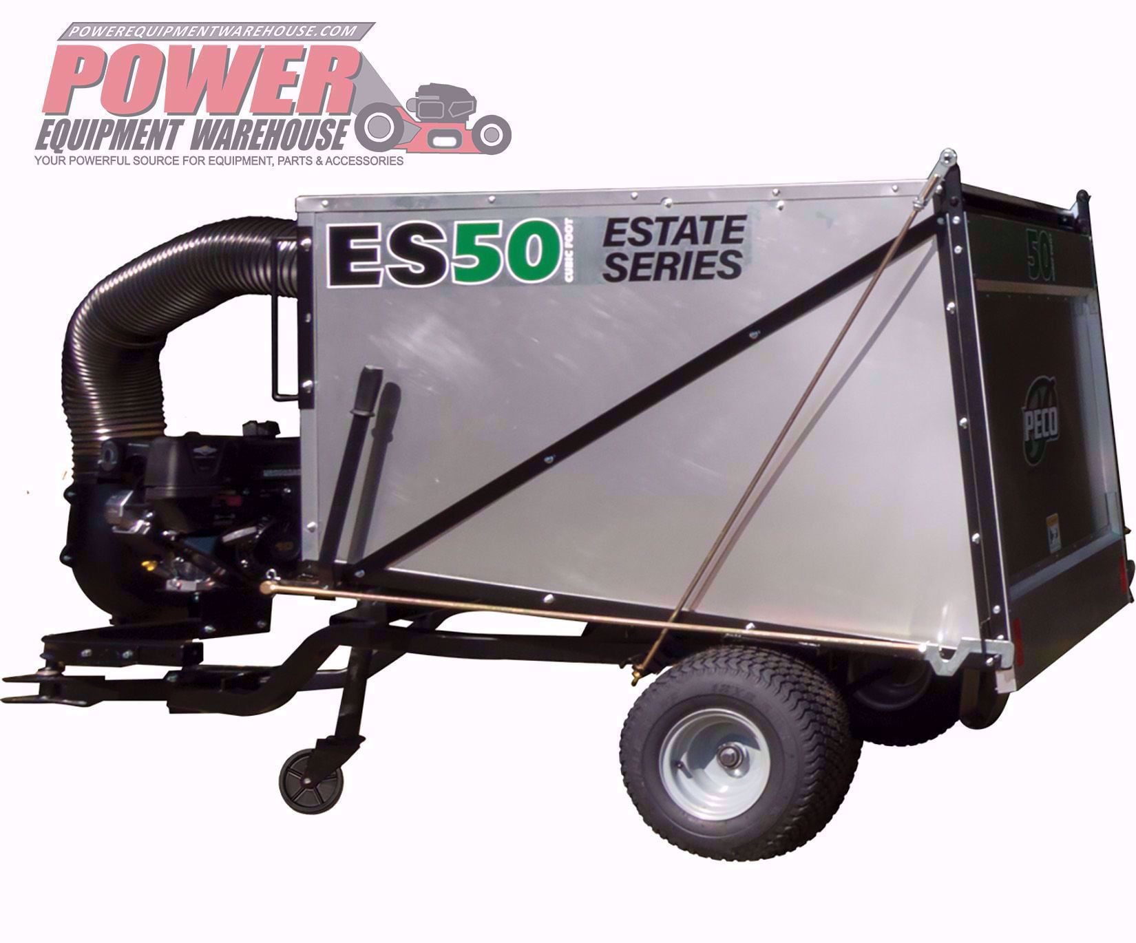 795001 Peco 50 CU. FT. Trailer Vac With 10hp Vanguard Electric Start