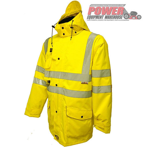 Picture of LUX-TJFS-Y-XXL Size, XXL Viz-Life Class 3 Hi Vis Yellow 5-in-1 Winter Coat