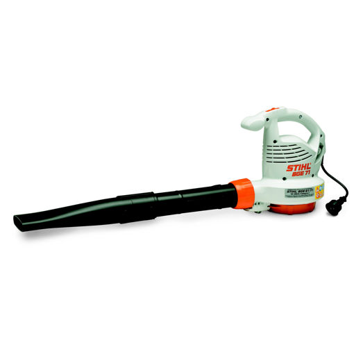 leaf blower, stihl, electric, leaves, grass