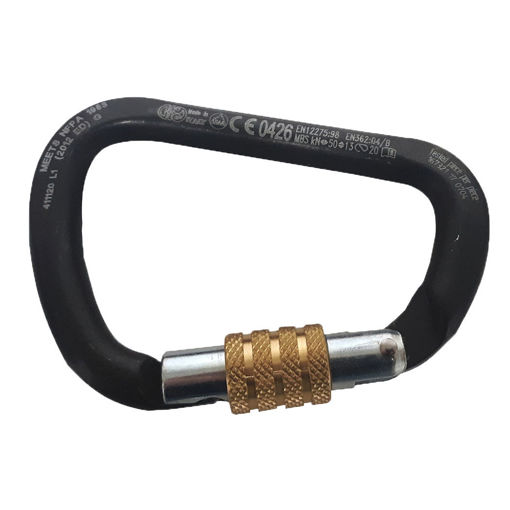 Picture of B1AB411 Arborist HD Steel Carabiner with Spin Lock