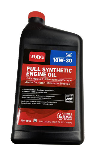 138-6053 TORO 10W30 Synthetic Oil